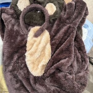 Plush Brown and Tan Bear Costume